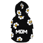 Beneath the Flowers Dog Hoodie (Black)