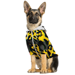 Yellow Cheetah Dog Hoodie