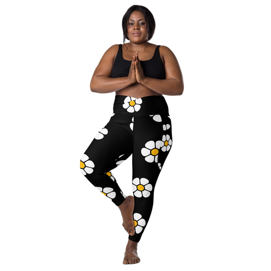 Beneath the Flower Crossover leggings with pockets