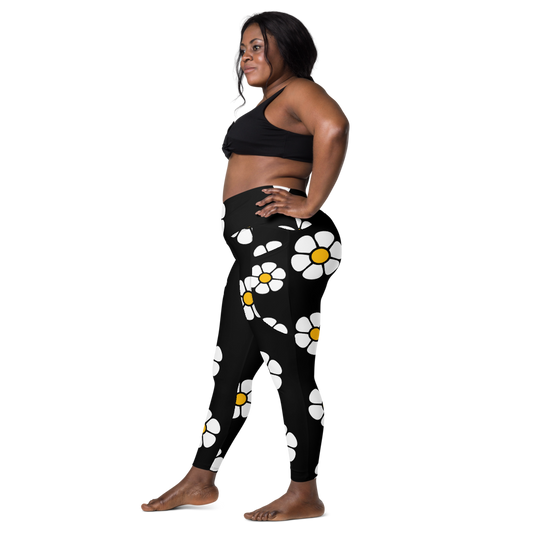 Beneath the Flower Crossover leggings with pockets