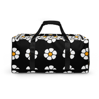 Beneath the Flowers Duffle bag (Black)