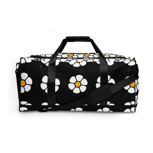 Beneath the Flowers Duffle bag (Black)