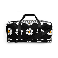 Beneath the Flowers Duffle bag (Black)