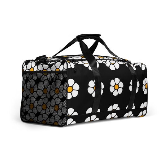 Beneath the Flowers Duffle bag (Black)