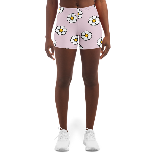 Beneath the Flowers Bed Shorts (Pink)