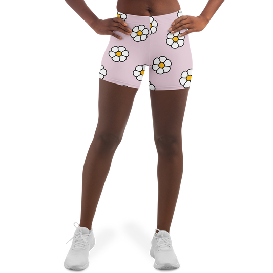 Beneath the Flowers Bed Shorts (Pink)