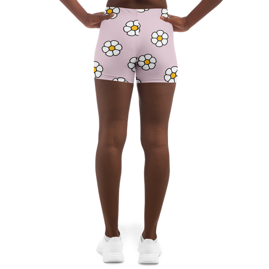 Beneath the Flowers Bed Shorts (Pink)