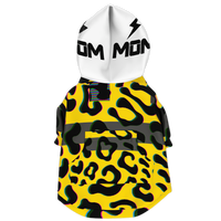 Yellow Cheetah Dog Hoodie