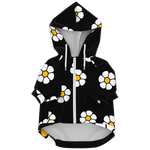 Beneath the Flowers Dog Hoodie (Black)