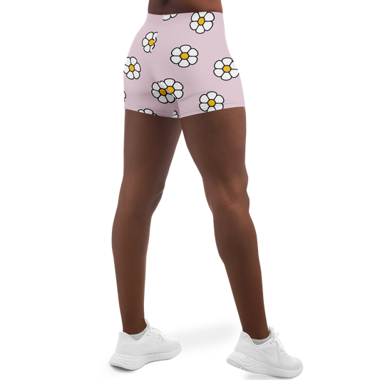 Beneath the Flowers Bed Shorts (Pink)