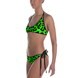 Green Cheetah Bikini