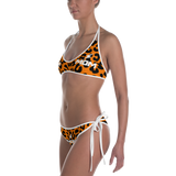 Orange Cheetah Bikini