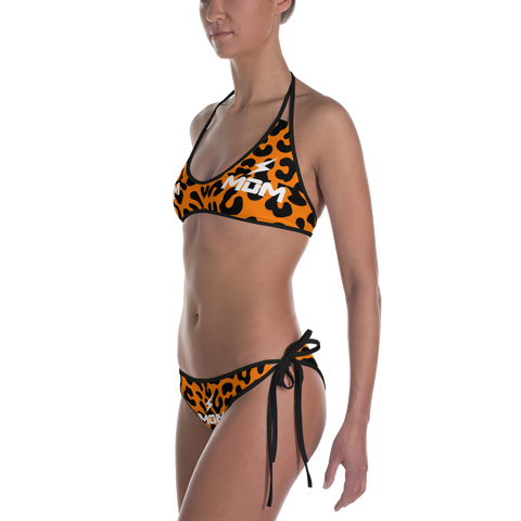 Orange Cheetah Bikini