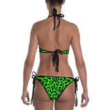 Green Cheetah Bikini